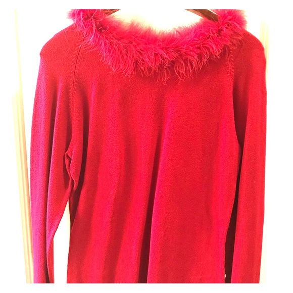 Red dressy sweater Clearance